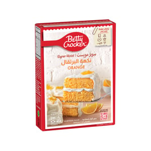 Buy Betty Crocker Super Moist Cake Mix Orange 500 g Online at Best Price | Cake & Dessert Mixes | Lulu KSA in Saudi Arabia