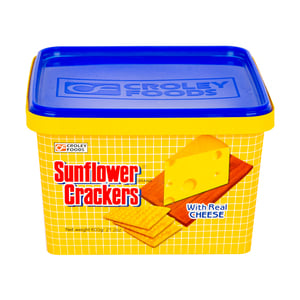 Sunflower Crackers With Real Cheese 600 g
