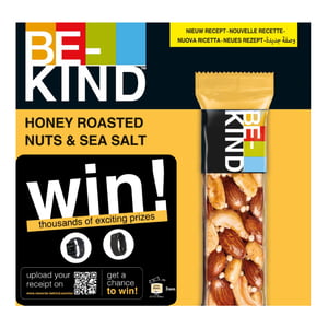 Be-Kind Honey Roasted & Sea Salt Bar Value Pack 3 x 30 g