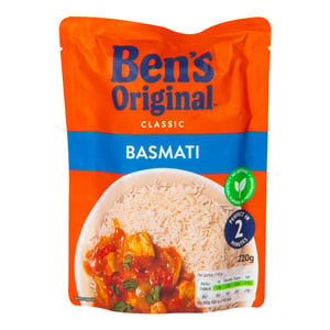 اشتري قم بشراء Bens Original Classic Basmati Rice 220 g Online at Best Price من الموقع - من لولو هايبر ماركت RTE Rice في الامارات