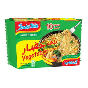 اشتري قم بشراء إندومي شعيرية سوتو مي بنكهة الخضار 10 × 75 جم Online at Best Price من الموقع - من لولو هايبر ماركت Instant Noodle في السعودية