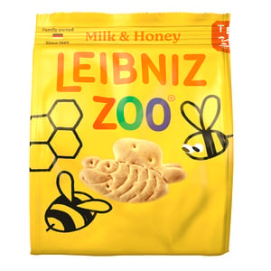 Bahlsen Leibniz Zoo Milk & Honey Biscuits 100 g