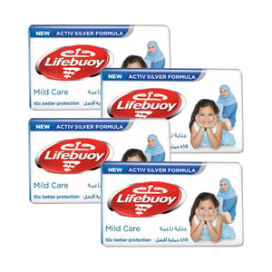 Lifebuoy Mild Care Bar Soap 160 g 3+1