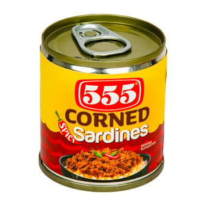 555 Spicy Corned Sardines 100 g