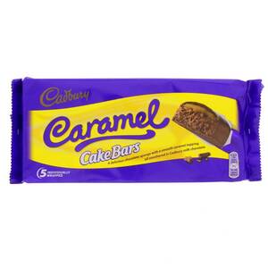 Cadbury Caramel Cake Bars 5 pcs 105 g