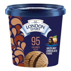 London Dairy Hazelnut Chocolate Fudge Ice Cream Cup 125 ml