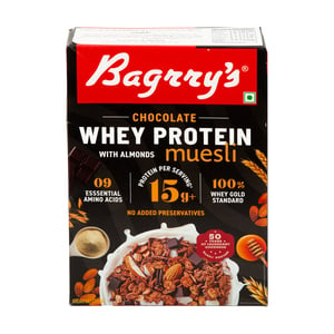 Baggry's Chocolate Whey Protein Muesli With Almonds 500 g