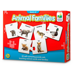The Learning Journey Match It! Animal Families Puzzle, 30 pcs, Assorted, 117408