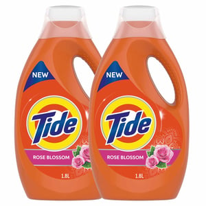 Tide Automatic Power Gel, Rose Blossom Scent, 2 x 1.8 Litres