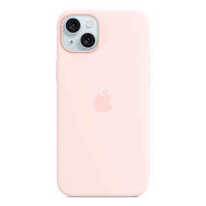 Apple iPhone 15 Plus Silicone Case with MagSafe, Light Pink, MT143ZM/A