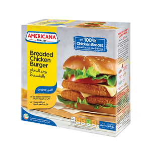 Americana Breaded Chicken Burger 12 pcs 678 g