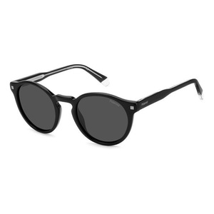 Polaroid Men's Round Sunglasses, Grey Polarized, 4150/S/X