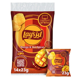 Lay’s Mango & Hot Spices Crispy & Crunchy Snack 14 x 23 g