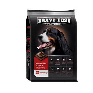 Bravo Boss Platinum Grilled Lamb Flavour Dog Food 750 g