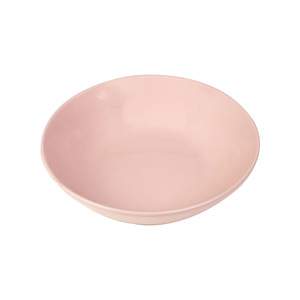 Little Homes Pink Stoneware Deep Plate 8.5