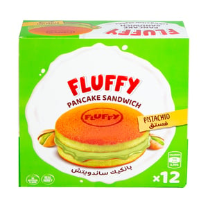 Amalfi Foods Fluffy Pistachio Pancake Sandwich 12 x 37 g