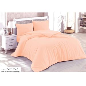 Homewell Fitted Sheet King 3pc Set Peach