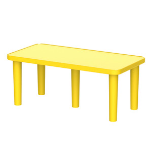 Cosmoplast Kindergarten Rectangle Table MFOBTB001 Yellow