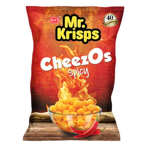Buy Mr. Krisps Spicy Hot Cheezos 80 g Online at Best Price | Potato Bags | Lulu UAE in UAE