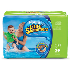 Huggies Little Swimmer, Swim Pants Diaper, Size Small, 12 pcs