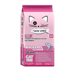 Mow Wow Mackerel Flavour Cat Food 7 kg