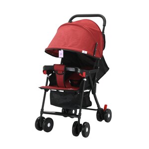 Happy Well Foldable Baby Stroller 772-A Red A24