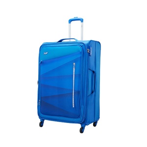 Skybags Gradient 4 Wheel Soft Trolley, 58 cm, Blue