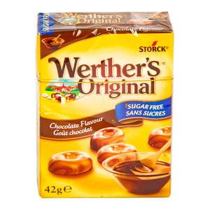 Storck Werther's Original Chocolate Candy  Sugar Free 42 g