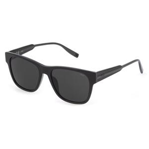 Fila Unisex Square Sunglasses, Smoke, I311 54099A Sqr Bk