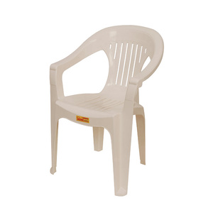 Home Needs Plastic Mystique Chair 51676, Assorted colors, per pc