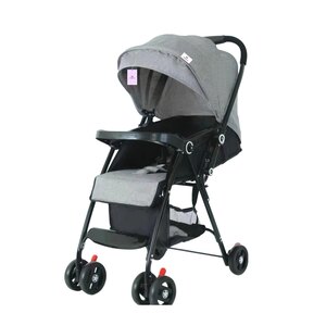 Happy Well Foldable Baby Stroller K103 Grey A24