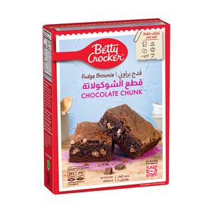 Buy Betty Crocker Chocolate Chunk Supreme Brownie Mix 500 g Online at Best Price | Cake & Dessert Mixes | Lulu Kuwait in Kuwait