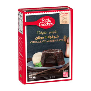 Buy Betty Crocker Molten Lava Chocolate Cake Mix 400 g Online at Best Price | Cake & Dessert Mixes | Lulu KSA in Kuwait