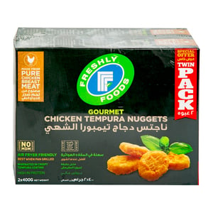 Freshly Foods Gourmet Tempura Chicken Nuggets Value Pack 2 x 400 g