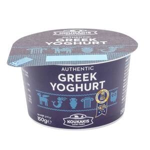 Buy Koukakis Authentic Greek Yoghurt 10% Fat 150 g Online at Best Price | Plain Yoghurt | Lulu UAE in UAE