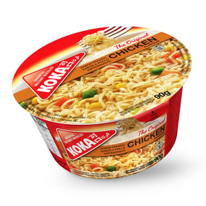 Buy Koka Chicken Instant Bowl Noodles 90 g Online at Best Price | Bowl Noodle | Lulu Kuwait in Kuwait