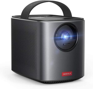 NEBULA Mars II Pro Projector by Anker, 500 ANSI Lumen Mini Projector, 720p Image, Portable Home Video Projector, 30 to 150 Inch Image Smart Movio Projector, Home Entertainment, Outdoor Projector