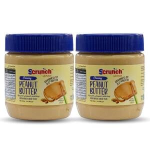 Scrunch Creamy Peanut Butter 2 x 340 g