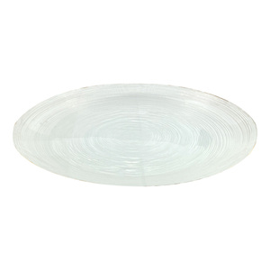 Glascom Decorative Serving Plate, 21 cm, Clear, ARES0552