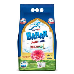 Bahar Automatic Fresh Flowers Detergent Powder 4.05 kg