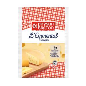 Buy Paysan Breton French Emmental Cheese 350 g Online at Best Price | Block Cheese | Lulu Kuwait in Kuwait