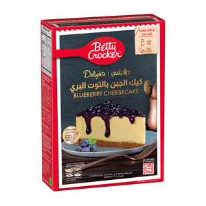 Buy Betty Crocker No Bake Cheesecake Mix Blueberry 360 g Online at Best Price | Cake & Dessert Mixes | Lulu KSA in Kuwait