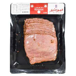 اشتري قم بشراء Al Mawashi Beef Pastrami 250 g Online at Best Price من الموقع - من لولو هايبر ماركت Beef Prepacked في الكويت
