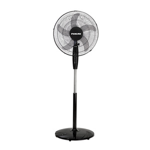 Nikai Pedestal Fan, 16 Inches, Black, NPF1631