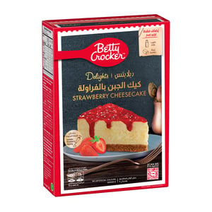 Buy Betty Crocker No Bake Cheesecake Mix Strawberry, 360 g Online at Best Price | Cake & Dessert Mixes | Lulu UAE in Kuwait