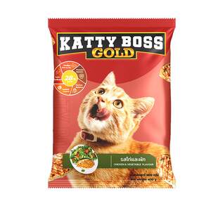 Katty Boss Gold Chicken & Vegetable Flavour Cat Food 400 g