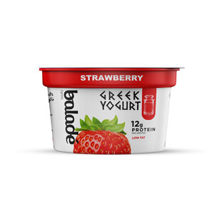 Buy Balade Farms Low Fat Greek Yogurt Strawberry Flavour 180 g Online at Best Price | Flavoured Yoghurt | Lulu Kuwait in Kuwait