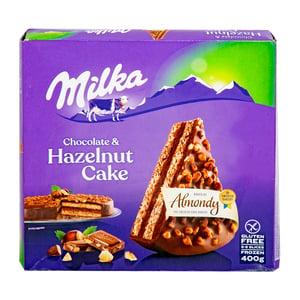 اشتري قم بشراء Milka Choco Hazelnut Cake 400 g Online at Best Price من الموقع - من لولو هايبر ماركت Frozen Food في الكويت