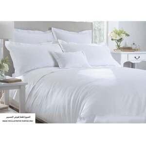 Homewell Quilt Cover Single 2 pc Set White