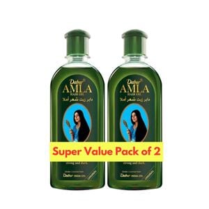 Buy Dabur Amla Hair Oil Value Pack 2 x 200 ml Online at Best Price | Hair Oils | Lulu Kuwait in UAE